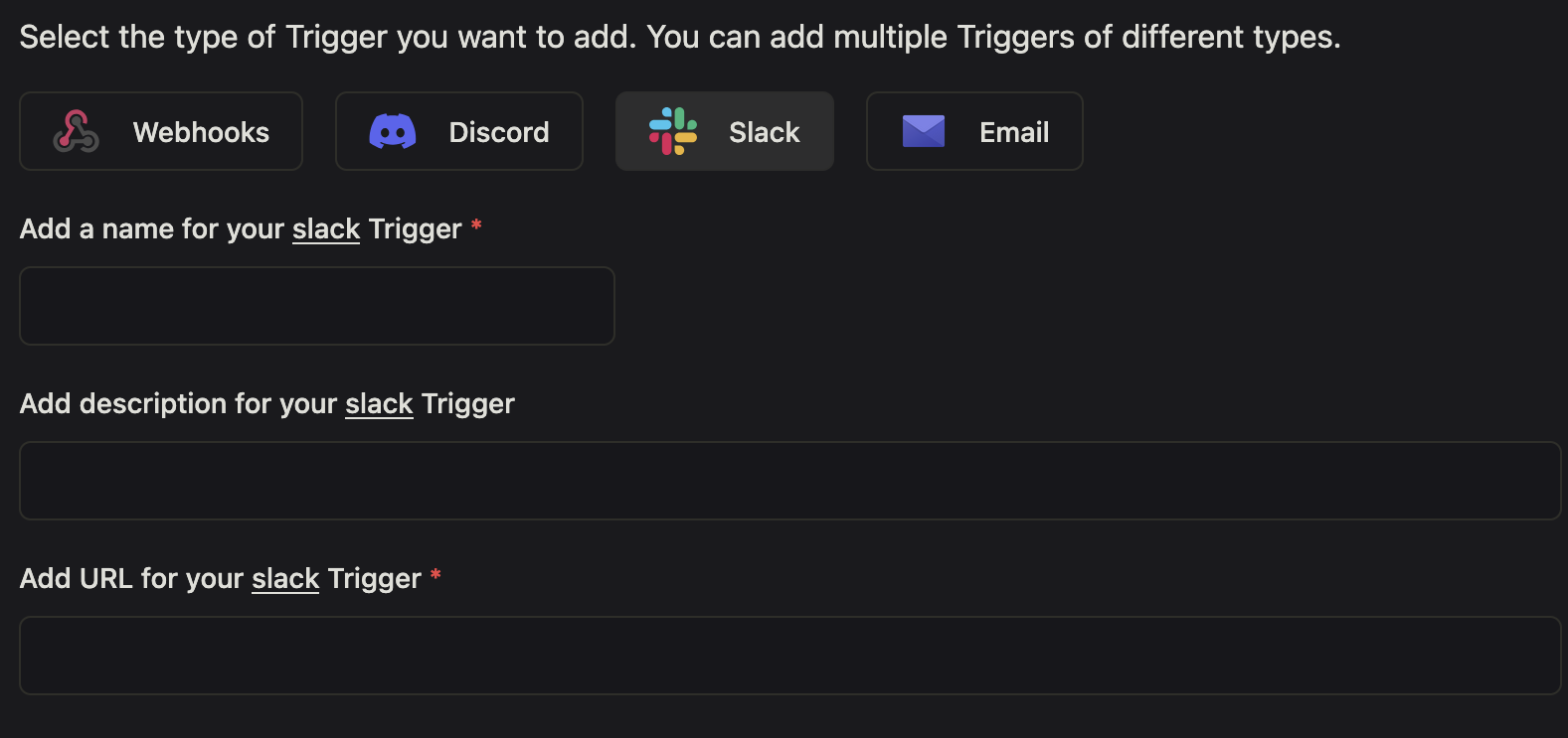 Trigger API